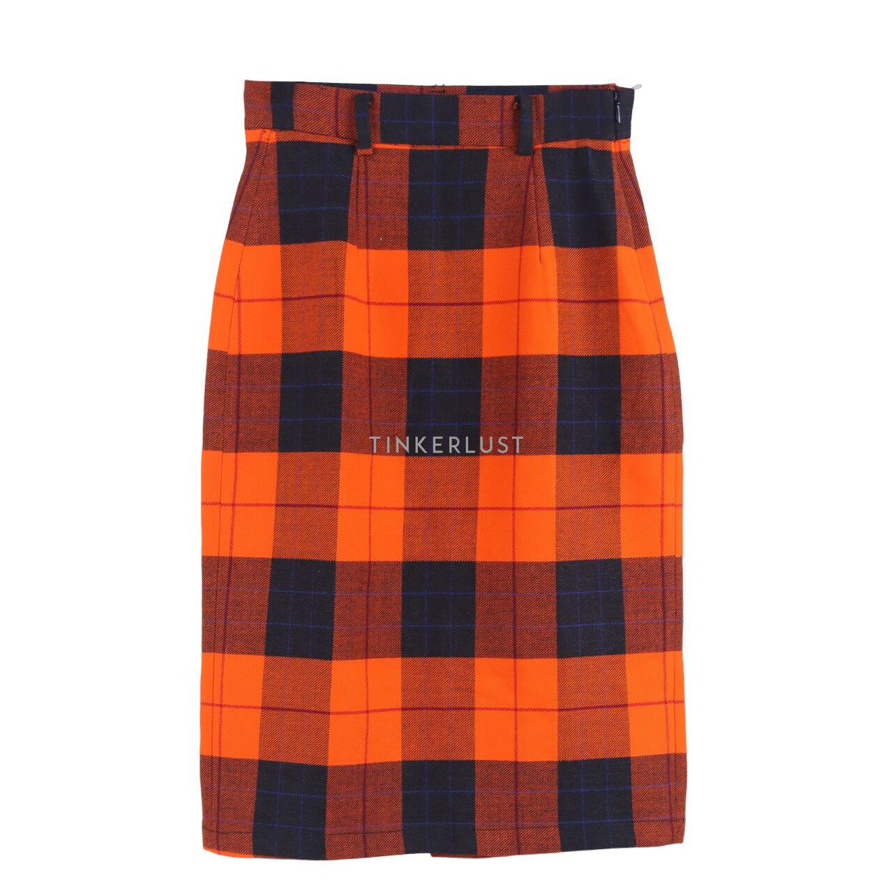 Plaid midi outlet skirt zara